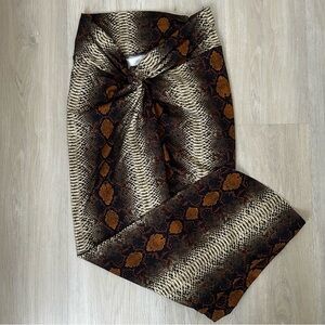 Skims Recycle Swim Sarong Skirt in Desert Snake Print size XS